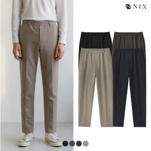 [NIX]남) TR분또기모 풀밴딩 테이퍼드 팬츠 (FNPWCPE102P)