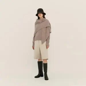 [헬렌카민스키](강남점)[공식] 헬렌카민스키 이본느 멀티 컬러 니트 숄 LWWRAC00040