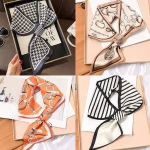 여성 깔끔 디자인 끼움 스타일 쁘띠 예쁜 스카프