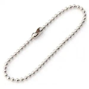 10P 인기 볼체인 실버 키링끈 감성 열쇠고리 만들기-WFH5QCR