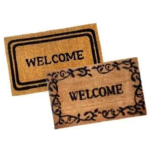 고품질 팜매트 50X80 현관매트 출입구매트 발매트 업소용발판 업소용발판 어서오십시오매트 (WFK37TL)