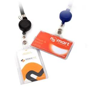 릴형 사원증홀더 목걸이 세트 관광명찰 신분증 출입증