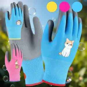 아동 원예장갑 어린이 안전 보호 라텍스 방수 미끄럼방지 유치원 체험학습 3컬러 3캐릭터