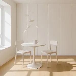 더프라임 E0등급 LPM 무몰딩 무광 여닫이 붙박이장 15cm 3colors)