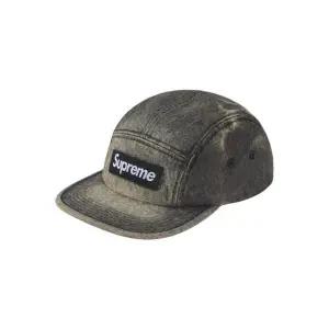 [정품] 슈프림 Supreme 데님 Denim Camp Cap Washed 블랙 - 25FW 캠프캡 워시드 774925