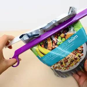 잔솔 가위형 밀봉 집게/집개/봉지/홀더/다용도/컬러/만능/음식/봉투/클립/고급/밀폐/크립/과자/보관/다목적