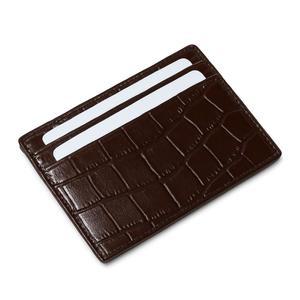 BBELLE CO. 남성용 순정 가죽 슬림 카드 홀더 지갑 - 7-10장의 카드와 통화 구획을 수용할 수 있는 프리미엄 및 스타일리시한 스타일리시하고 기능적인 지갑(CHERRY)