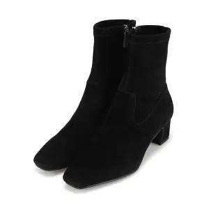 [25FW 신상] 바바라 양가죽 드레시 여성 앵클부츠 4.5cm_BBI845BK