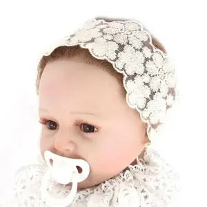 [아랑로랑] 루나 와이드 컬칩 보넷 아기헤어밴드