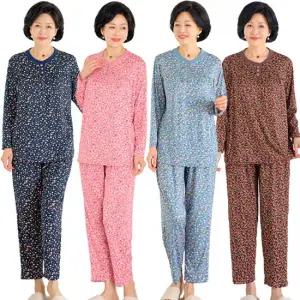 [엄마옷 로즈맘] 은결피치기모홈웨어상하세트