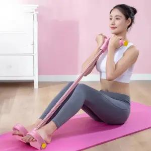 밴드 스트레칭 등운동 홈트 전신 기구 근력 용품 그립바 로잉 노젓기 저항