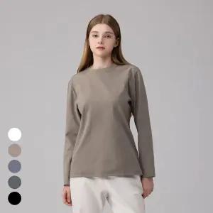 에버라스트 여성 레귤러핏 긴팔 티셔츠 기본티 긴팔티