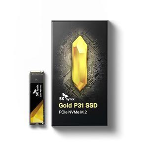 SK하이닉스 골드 P31 500GB PCIe NVMe Gen3 2280 최대 3500MB 컴팩트 SSD 팩터 128단 낸드 플래시 솔리드 스테이트 드라이브 m2 ssd