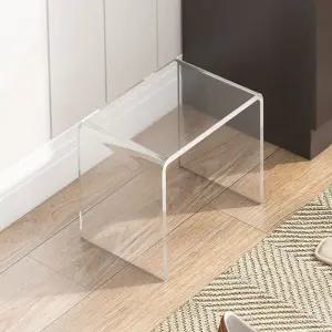 의자 아크릴 투명의자 카페 체어 인테리어 북유럽 의두께 화장대 벤치 스툴