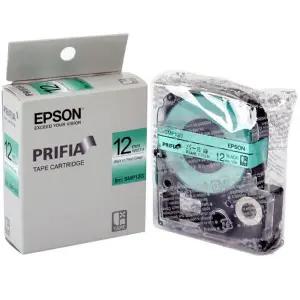현대오피스 엡손라벨테이프 SMP12G (12mm 진주빛녹색/검정)