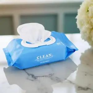 변기용 물티슈 화장실용 물에 풀어지는 세정 비데티슈 80매 10개