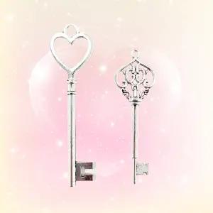 [리꾸리꾸] 키링부자재 키링만들기 악세사리 부자재 빅 열쇠 펜던트