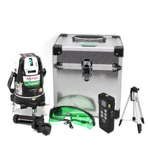 아큐앵글 추적형 그린 레이저 레벨 A-8844T 리모컨 삼각대 포함