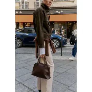 (MD PICK) ZARA 더블 핸들 시티백 - 버건디 레드 6464610624 124371