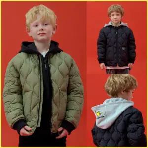 [마크곤잘레스키즈](대전신세계)엔젤 퀼팅 후드 점퍼_2colors