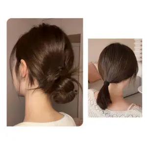 여신 머리 로우번 똥머리 포니테일 가시번 볼륨 인조 가발