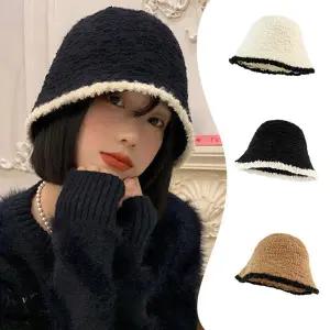 LnD 트렌드 양털 버킷햇 방한 모자 겨울 여성 벙거지모자 털모자 비니