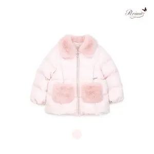 [대구백화점] [페리미츠]겨울 여아 퍼 배색 패딩 점퍼(P2543J051)