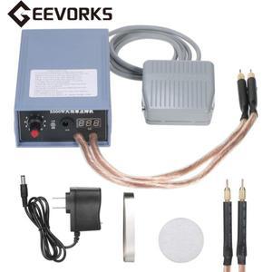 Geevorks 미니 스폿 용접기 DIY 키트 18650 배터리 팩 도구 휴대용 펜 0.15mm 5000W