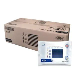 예지미인 순슬림 생리대 울트라 중형 1p x 200개 /1박스 개별 낱개포장 1입