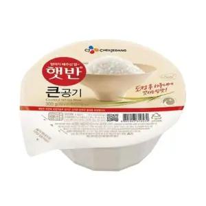 [셀러허브]CJ제일제당 햇반 백미 큰공기 300g 18개jh (S17241122)