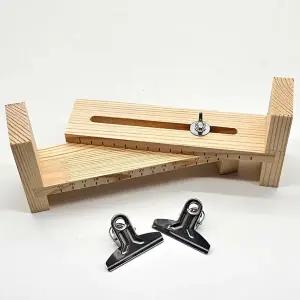 수제 매듭 팔찌 작업대 원목 매듭 팔찌 고정틀 만들기 도구