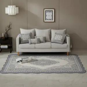 [한스컬렉션] 셔닐 자카드 겨울 카페트 점보특대형 3종 세트