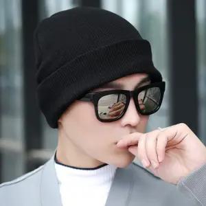 가을 비니 가벼운 무지 패션 남성 비니 모자 와치캡 항암모자