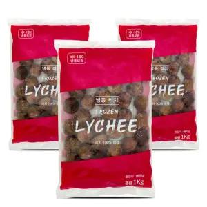 신정푸드 냉동 리치 1kg x 3개