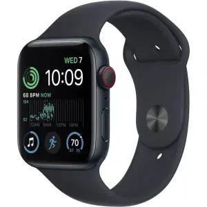 Apple Watch SE2세대GPS + 셀룰러 40mm - 미드나잇 스포츠 밴드가 있는 알루미늄 케이스 S/M리퍼제품