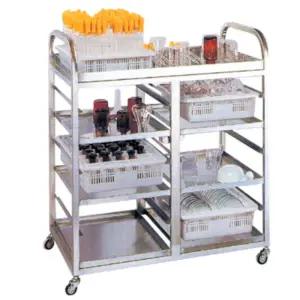 학교 과학 실험기구 정리 보관 이동식 3단 스텐 선반 병원 실험실 연구실