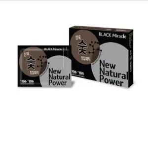 블랙미러클 숯파스 찜질패치 5매 숯가루 숯찜질팩 숯팩 숯마스크 숯비누