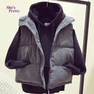 [쉬즈프리티]케미코듀로이패딩조끼_P375610932
