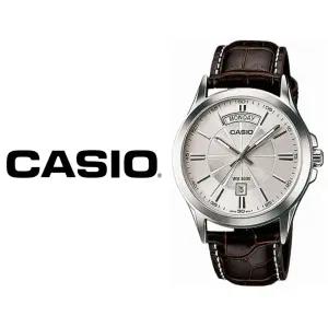 카시오 가죽시계 빈티지 라운드 남자 패션시계 MTP-1381L-7A