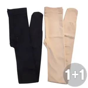 도톰하고 신축성좋은 150데니아 여성스타킹 2P 봄 가을 겨울 검정 살구 팬티스타킹