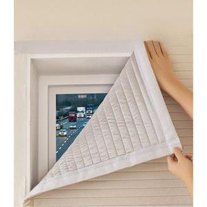 흡음커튼 창문 암막 커텐 붙이는 패딩커튼 차음 공부방 흡음 차광 초강력 방한 화이트 원룸