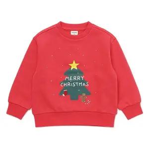 [대구백화점] [래핑차일드]크리스마스 기모 맨투맨 85 RD(85C29-332-22)