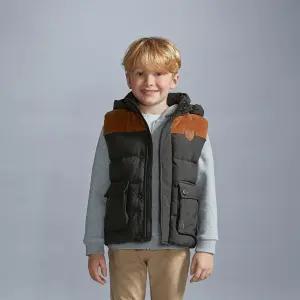 [헤지스키즈] 후드 덕다운 베스트 (HUW11EN01M_CG)