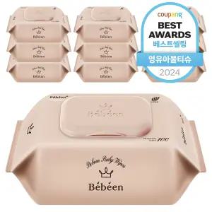 Bebeen 오리지널 플러스 아기물티슈 캡형