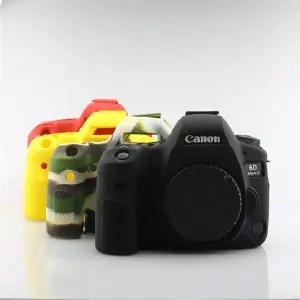 Canon EOS 6D Mark II 6D2 충격 방지 고무 커버 스킨용 실리콘 갑옷 카메라 바디 케이스
