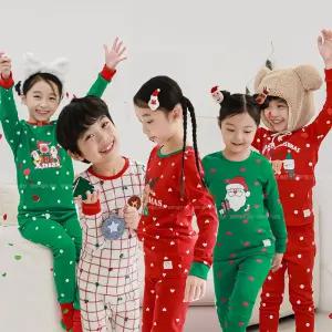 삐삐롱 아동 유아 어린이 30수 후라이스 캐릭터 긴팔 내의 내복 크리스마스 실내복