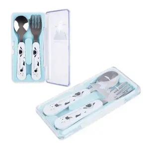 어린이 스텐 식기 유치원 포크 스푼 케이스 휴대용