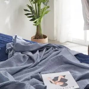 그레이 170x210 퀸 여름 시어서커 냉감이불 쿨이불 시 여름침구