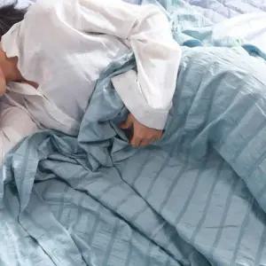 카키 150x200 싱글 여름 냉감이불 쿨이불 시원한 홑겹