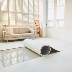 디자인스킨 셀프 시공 롤 매트 110 X 400 X 1.6cm - 베이직크림 코스트코